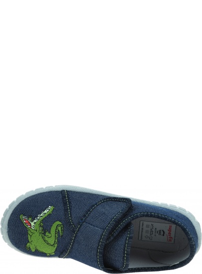 Niebieskie Kapcie z Krokodylem SUPERFIT Bill 1-800278-8040