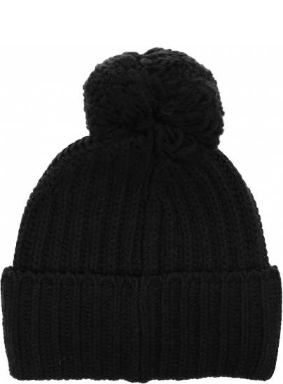 Czarna Czapka Zimowa CALVIN KLEIN Beanie Oversized K60K608535 BAX