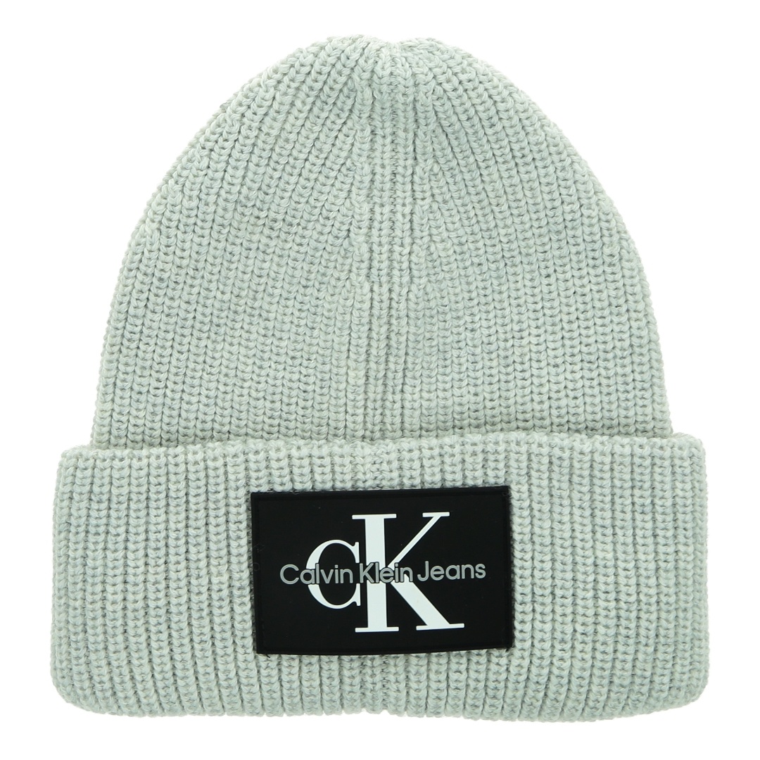 Czapka Zimowa CALVIN KLEIN JEANS Monologo Patch Beanie K50K506242 PRF