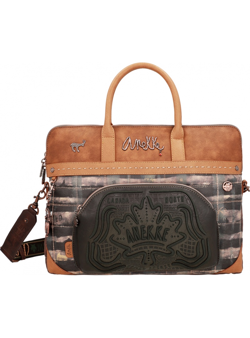 ANEKKE Forest Synthetic Briefcase 35616-110