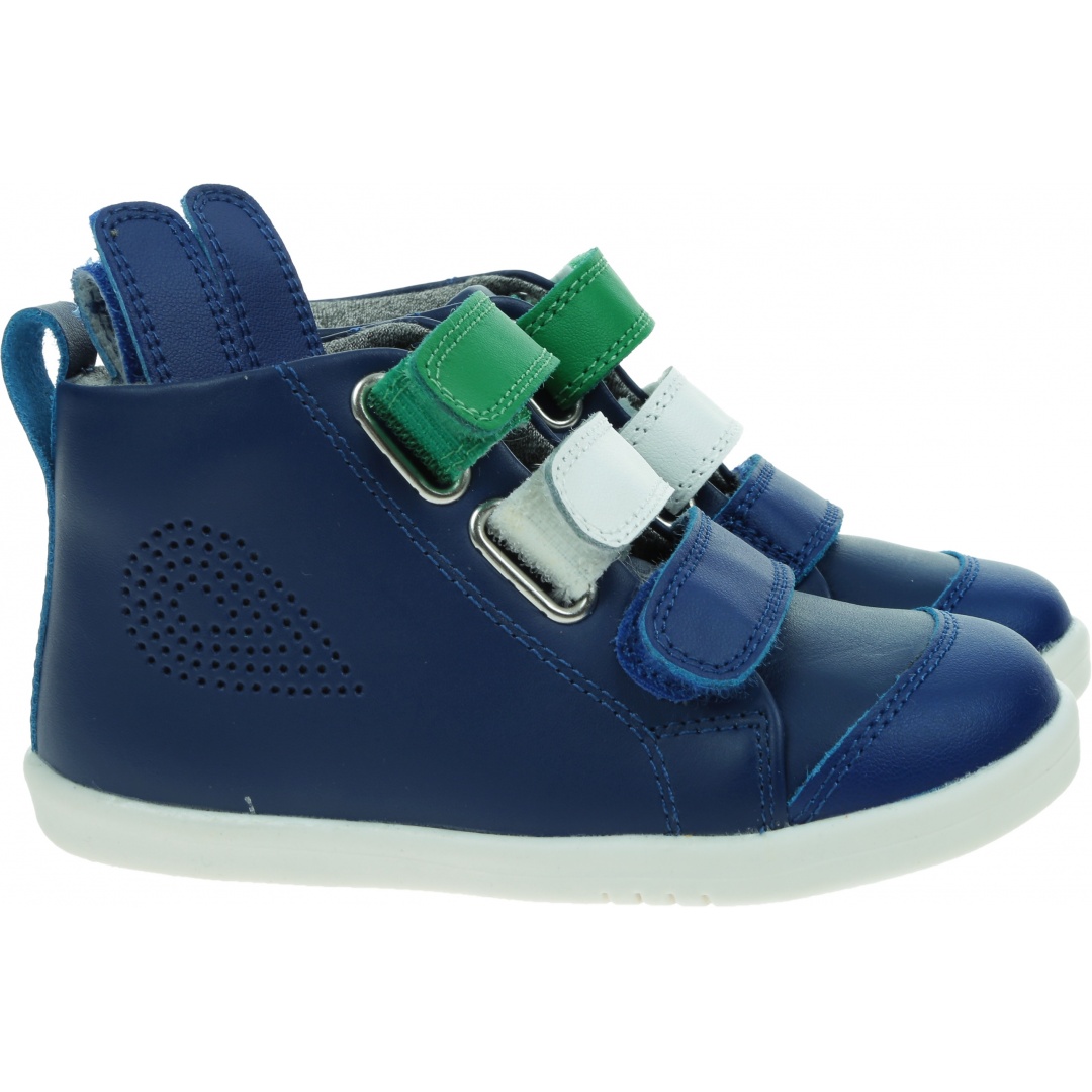 Trampki BOBUX Hi Court Switch Blueberry (Emerald + White) 639501