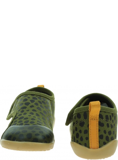 Ultralekkie Kapcie BOBUX Indoor Indie Olive Dalmatian