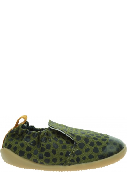 Ultralekkie Kapcie BOBUX Indoor Indie Junior Olive Dalmatian 100XP700402