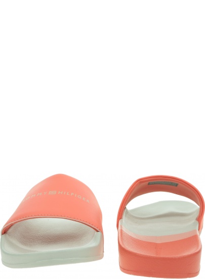 Klapki Damskie TOMMY HILFIGER Th Stripy Pool Slide FW0FW06579 TKM