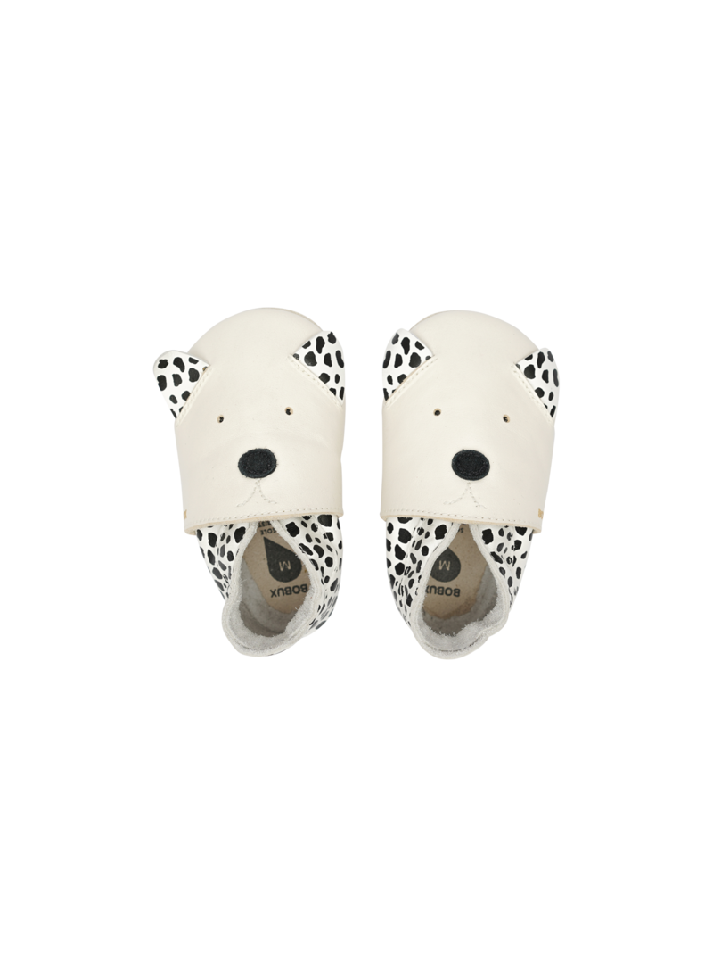 Skórzane Kapcie BOBUX Soft Sole 1000-110-46 Dalmatian Vanilla Skórzane Kapcie BOBUX Soft Sole 1000-110-46 Dalmatian Vanilla