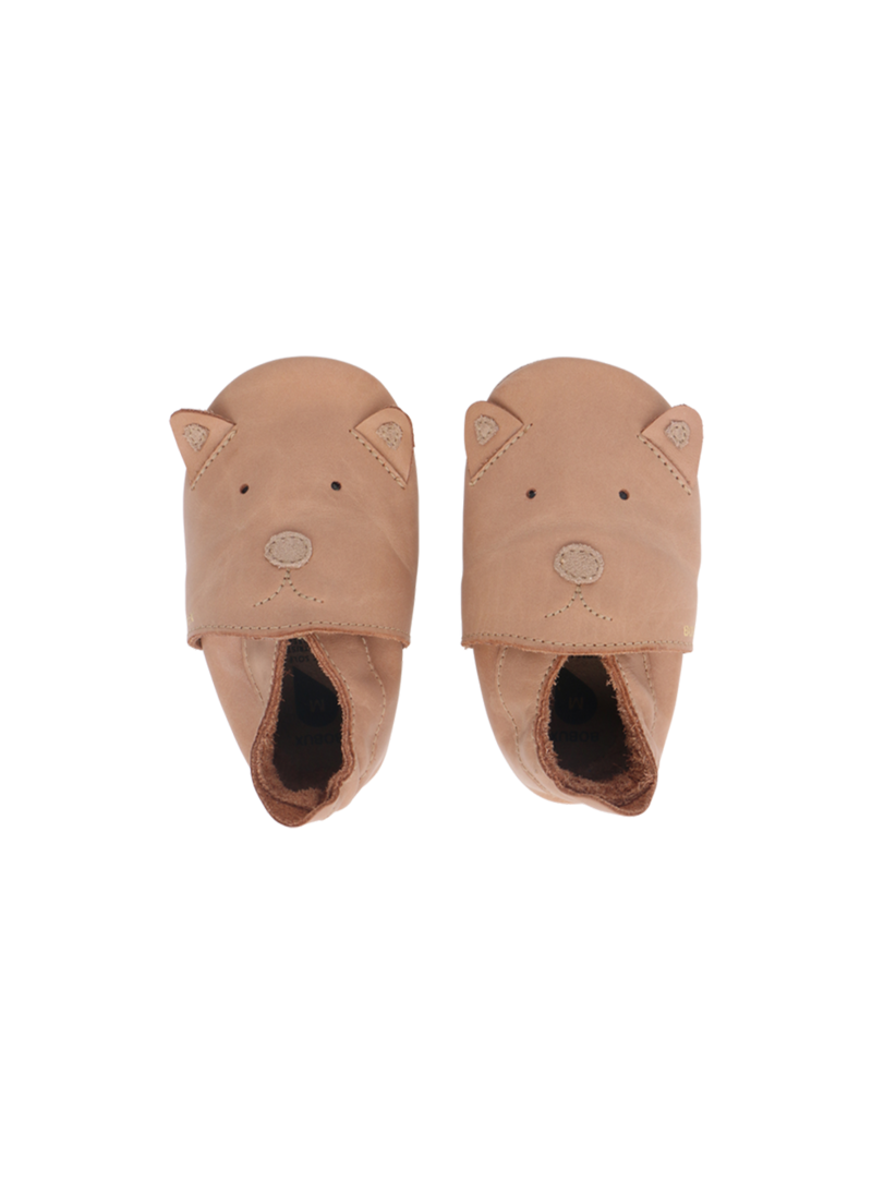 Skórzane Kapcie BOBUX 1000-083-13 Woof Caramel Soft Sole