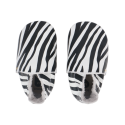 Skórzane Kapcie BOBUX 1000-075-02 Zebra Print White Soft Sole 1