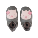 Szare Kapcie z Kotkiem BOBUX 1000-018-10 Kitten Grey Soft Sole 5