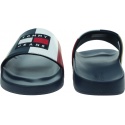 Klapki Męskie TOMMY JEANS Block Archive Poolslide EM0EM01048 Black BDS