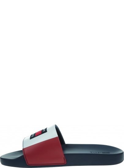 Klapki Męskie TOMMY JEANS Block Archive Poolslide EM0EM01048 Black BDS