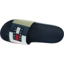 Klapki Męskie TOMMY JEANS Block Archive Poolslide EM0EM01048 Black BDS