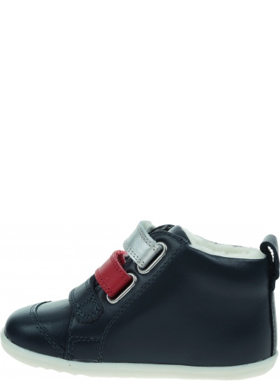 Ocieplone Trampki BOBUX Hi Court Switch Arctic Navy (Red + Silver