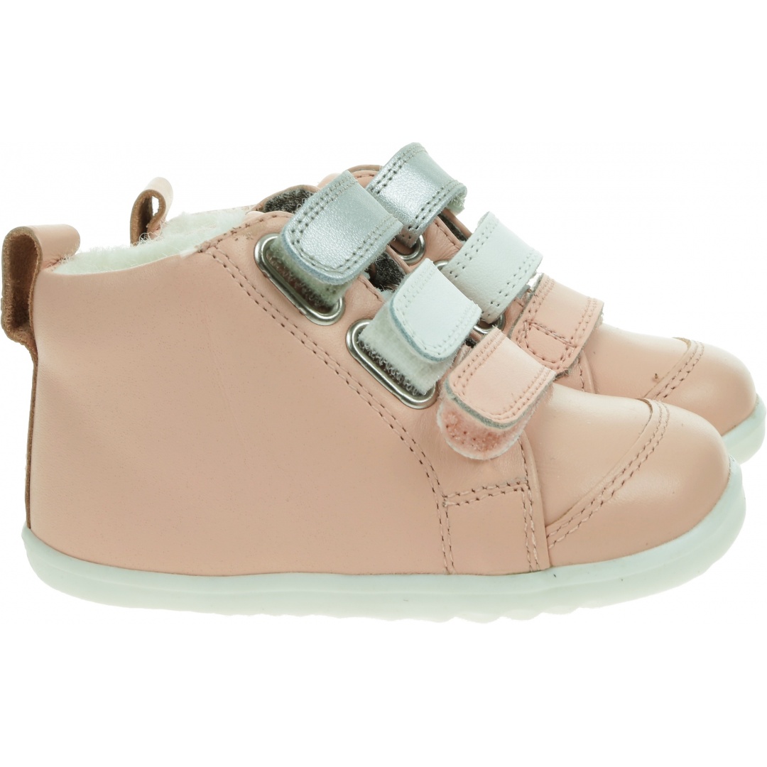Ocieplone Trampki BOBUX Hi Court Switch Arctic Seashell (Silver Metallic +