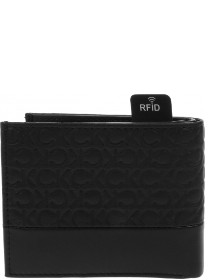 Portfel Męski CALVIN KLEIN Subtle Mono Bifold SCc W/Coin K50K509626 01I