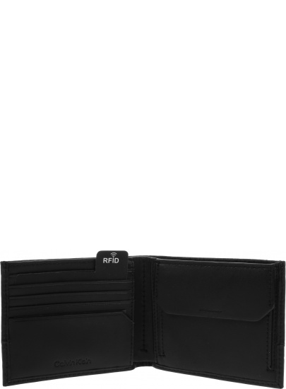 Portfel Męski CALVIN KLEIN Subtle Mono Bifold SCc W/Coin K50K509626 01I