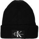 Czapka Zimowa CALVIN KLEIN Monologo Patch Beanie K60K607383 BDS