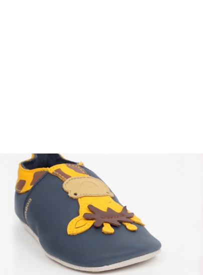 Skórzane Kapcie BOBUX Soft Sole 1000-060-01 Giraffe Navy