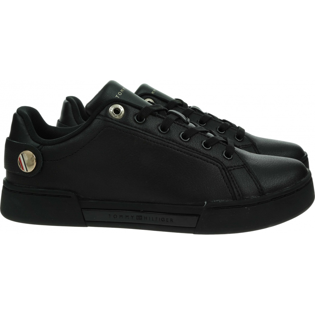 Sneakersy TOMMY HILFIGER Button Detail Court Sneaker FW0FW06733 BDS