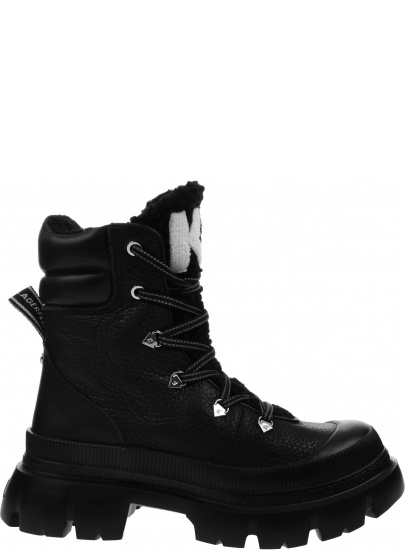 Botki KARL LAGERFELD Trekka Max Hi Hiker Lace Boot KL43570 100