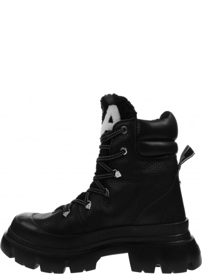 Botki KARL LAGERFELD Trekka Max Hi Hiker Lace Boot KL43570 100