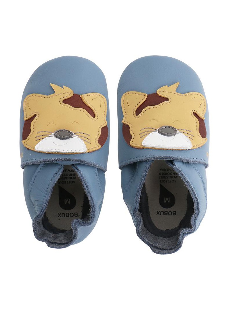 BOBUX Soft Sole Leopard Blue