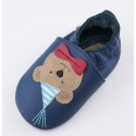 BOBUX Soft Sole Party Bear Navy 3