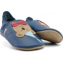 Skórzane Kapcie BOBUX Soft Sole Party Bear Navy