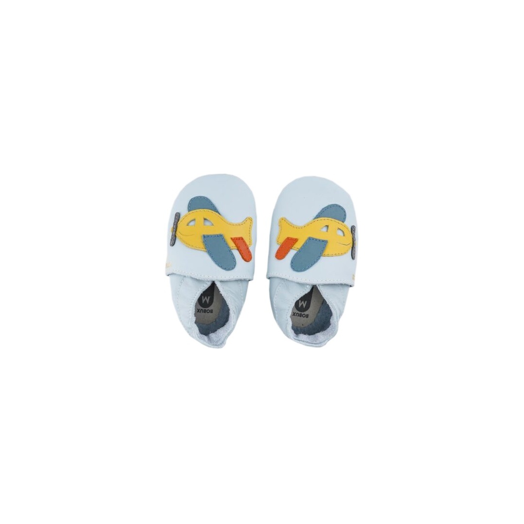 Skórzane Kapcie BOBUX Soft Sole Aero Sky Grey