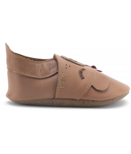 Skórzane Kapcie BOBUX Soft Sole Mama Bear Caramel
