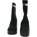Elastyczne Botki Skarpeta TOMMY JEANS Water Resistent Knitted Boot