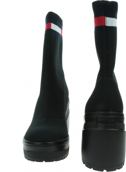 Elastyczne Botki Skarpeta TOMMY JEANS Water Resistent Knitted Boot