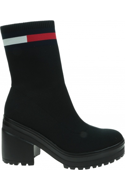 Elastyczne Botki Skarpeta TOMMY JEANS Water Resistent Knitted Boot