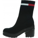 Elastyczne Botki Skarpeta TOMMY JEANS Water Resistent Knitted Boot