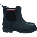 Matowe Kalosze TOMMY HILFIGER Rainboot Ankle Elastic FW0FW06774 DW5