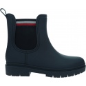 Matowe Kalosze TOMMY HILFIGER Rainboot Ankle Elastic FW0FW06774 DW5