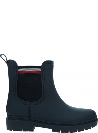 Matowe Kalosze TOMMY HILFIGER Rainboot Ankle Elastic FW0FW06774 DW5