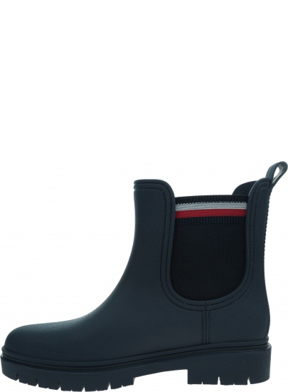 Matowe Kalosze TOMMY HILFIGER Rainboot Ankle Elastic FW0FW06774 DW5