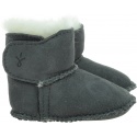 Ocieplacze Kozaczki Buty EMU AUSTRALIA Baby Bootie B10310 Charcoal 1