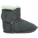 Ocieplacze Kozaczki Buty EMU AUSTRALIA Baby Bootie B10310 Charcoal 4