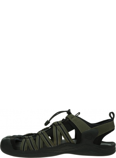 Sandały Trekkingowe KEEN Drift Greek H2 1026123 Dark Olive/Black
