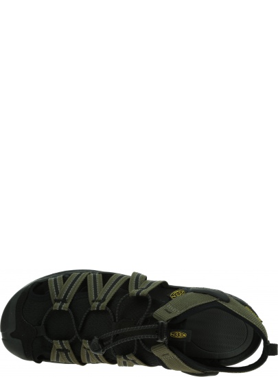 Sandały Trekkingowe KEEN Drift Greek H2 1026123 Dark Olive/Black