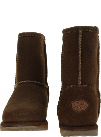 Wodoodporne Kozaki Buty EMU AUSTRALIA Brumby Lo Teens T10773 Oak