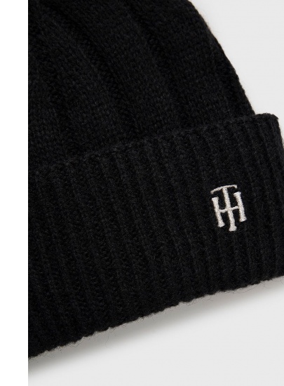 Czapka Zimowa TOMMY HILFIGER Th Timeless Beanie AW0AW13827 BDS