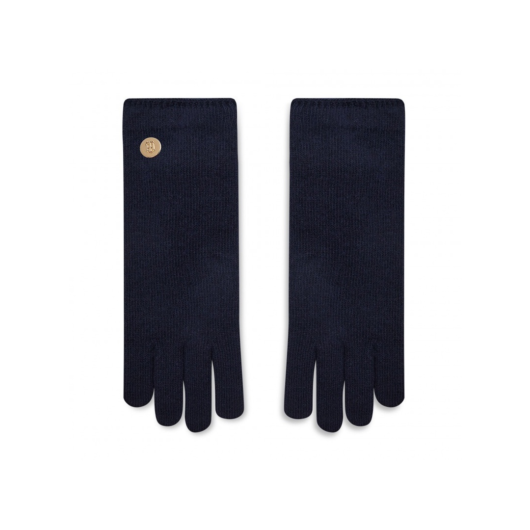 Rękawiczki Damskie TOMMY HILFIGER Th Elevated Knitted Gloves AW0AW13907 DW6