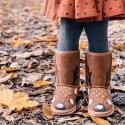 Brązowe Kozaczki z Sarenką Buty EMU AUSTRALIA Deer K12073 Chestnut 2