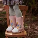 Różowe Kozaczki z Jednorożcem Buty EMU AUSTRALIA Magical Unicorn Pale Pink K12408 Palp 2