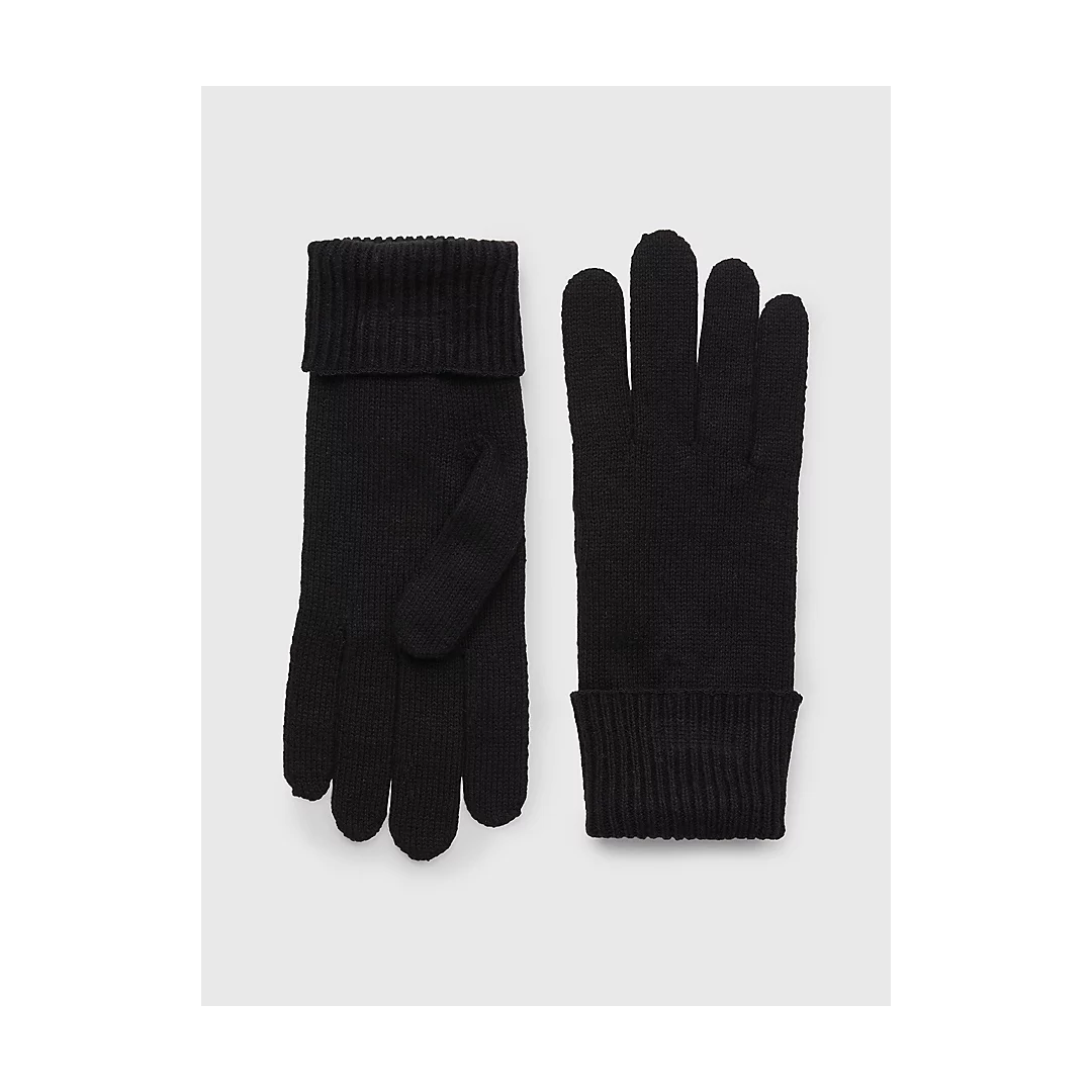 Rękawiczki Damskie TOMMY HILFIGER Essential Flag Knitted Gloves AW0AW13904