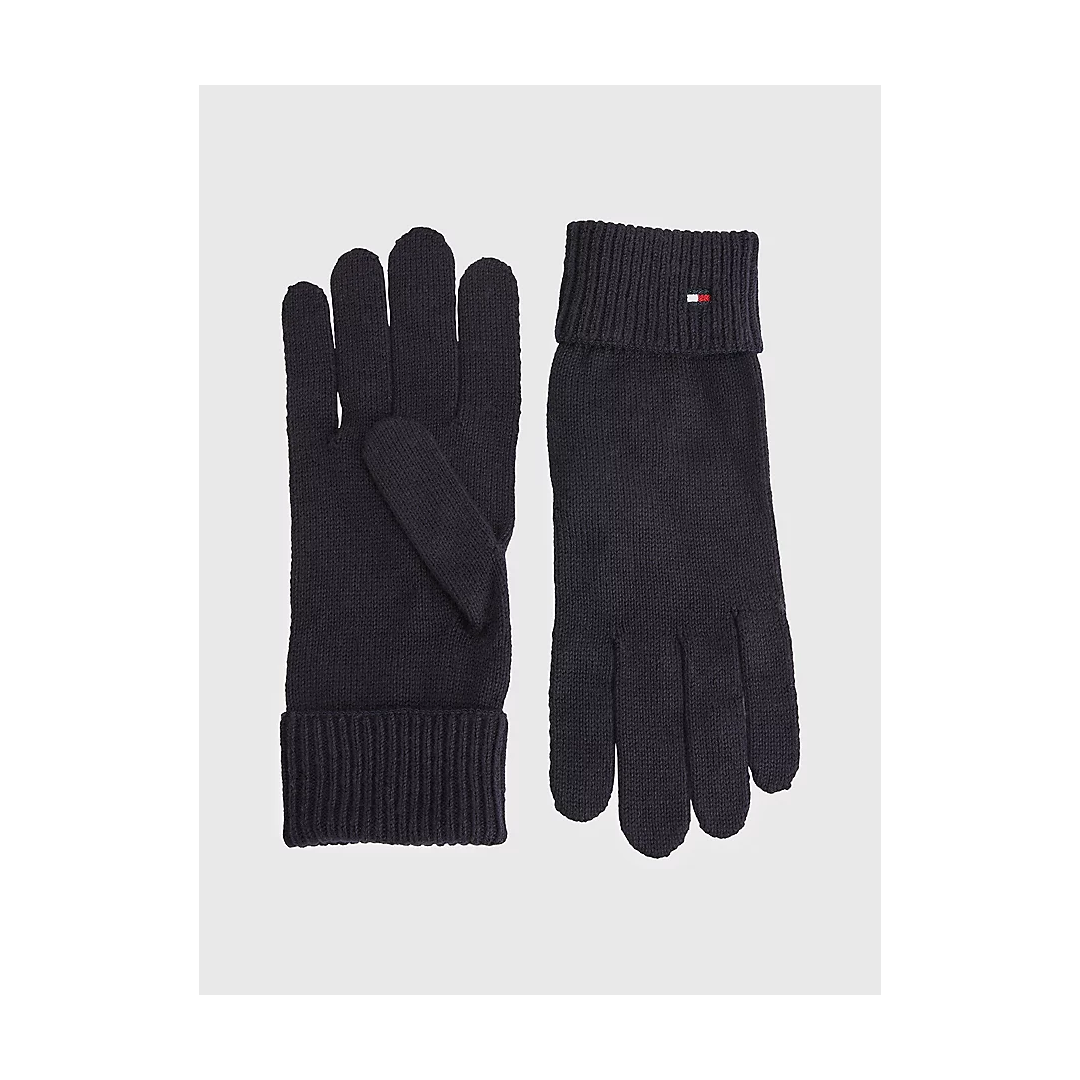 Rękawiczki Damskie TOMMY HILFIGER Essential Flag Knitted Gloves AW0AW13904