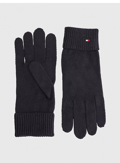 Rękawiczki Damskie TOMMY HILFIGER Essential Flag Knitted Gloves AW0AW13904