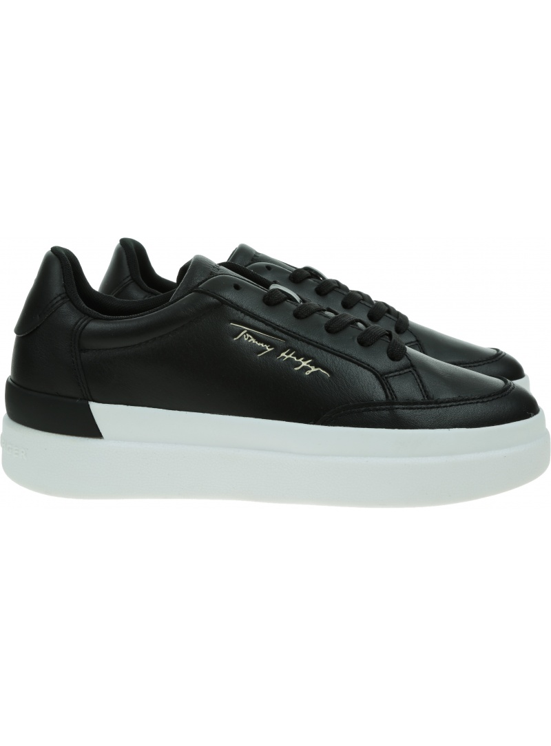TOMMY HILFIGER Th Signature Leather Sneaker FW0FW06665 BDS